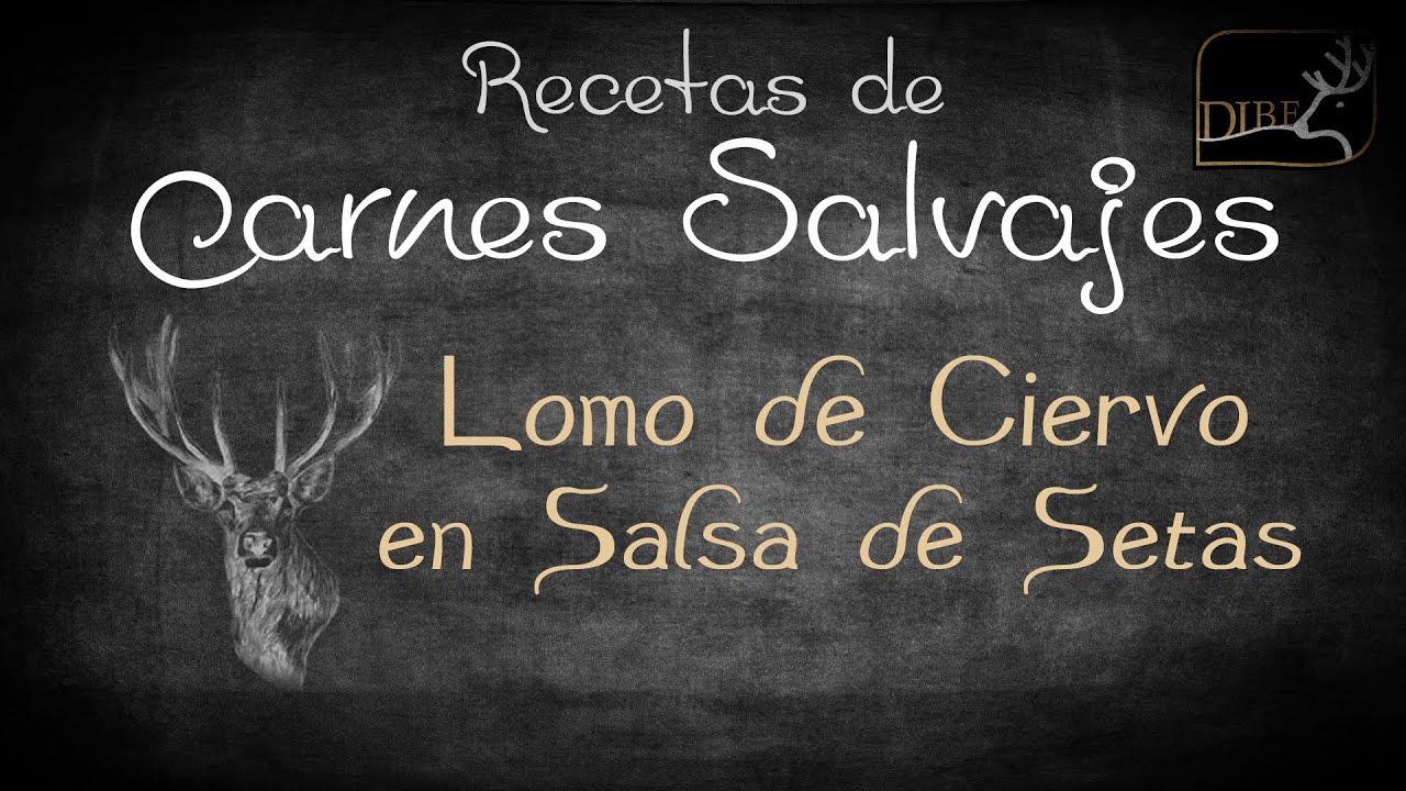 Recetas de Carnes Salvajes - Cocinando con Pilar Montero: Lomo de Ciervo en Salsa de Setas