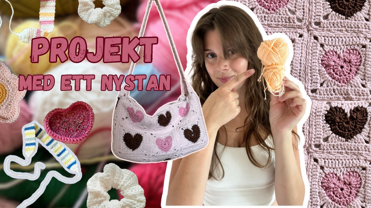 Testar virk-projket som funkar till enstaka nystan & skräpgarn | väskor, håraccessoarer m.m