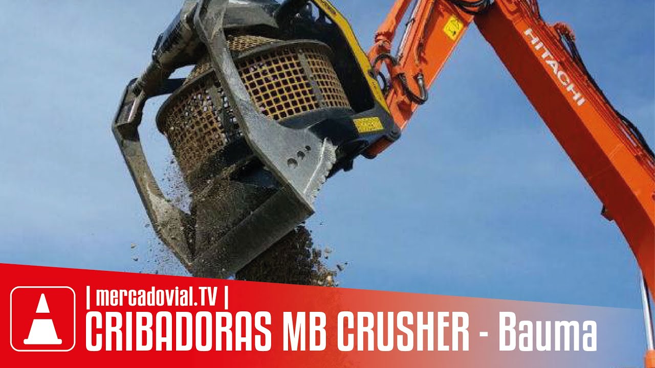 Cucharas Cribadoras MB Crusher para Maquinaria Pesada | Stand Bauma 2016