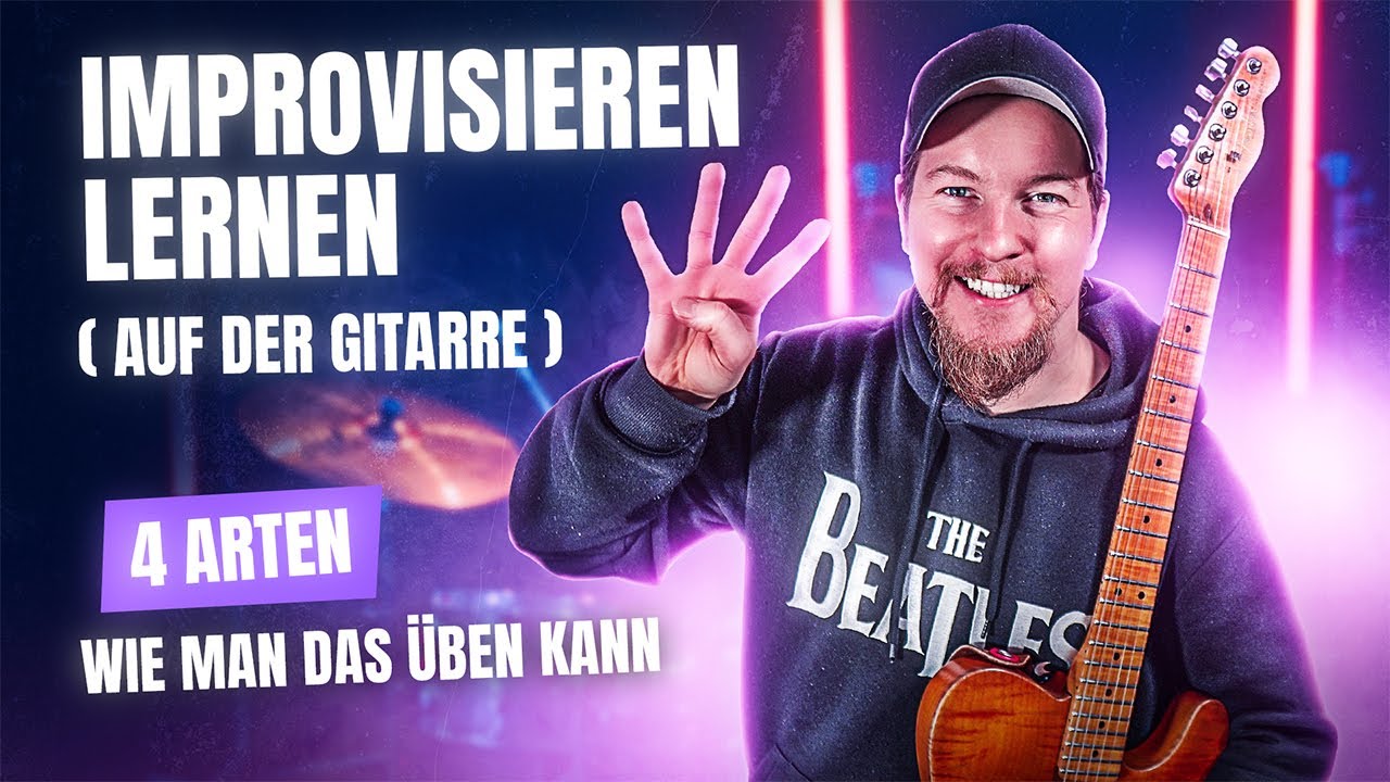 (Endlich!) Improvisieren lernen: 4 einfache Schritte fürs tägliche Üben | Online-Gitarrenunterricht