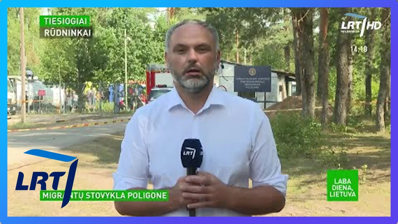 Migrantai nuo vakar apgyvendinami Rūdninkų poligone: skundžiamasi sąlygomis, vietos gyventojai tolia
