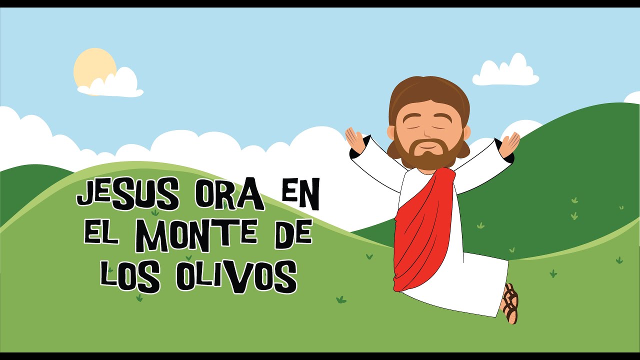 Jesús ora en el Monte de los Olivos/Getsemaní | Historia Bíblica para niños