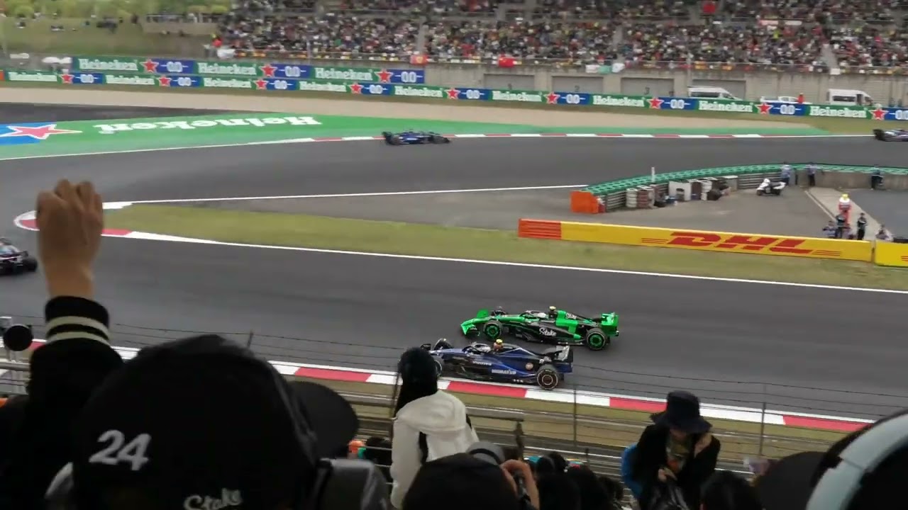 Some highlights of 2024 F1 Chinese Grand Prix at turn 14 📷