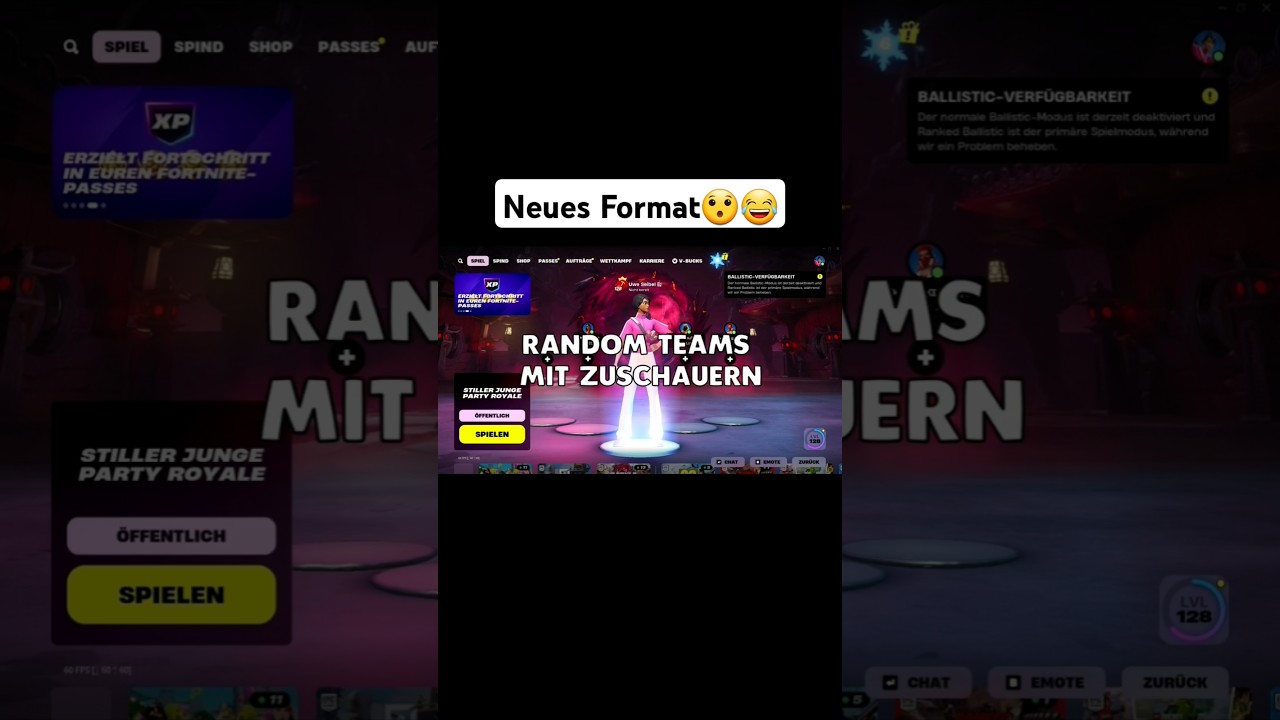 Ich spiele mit euch, meinen Zuschauern Random Teams😯 #fortnite #lachflash #randomteams #trollen #fyp