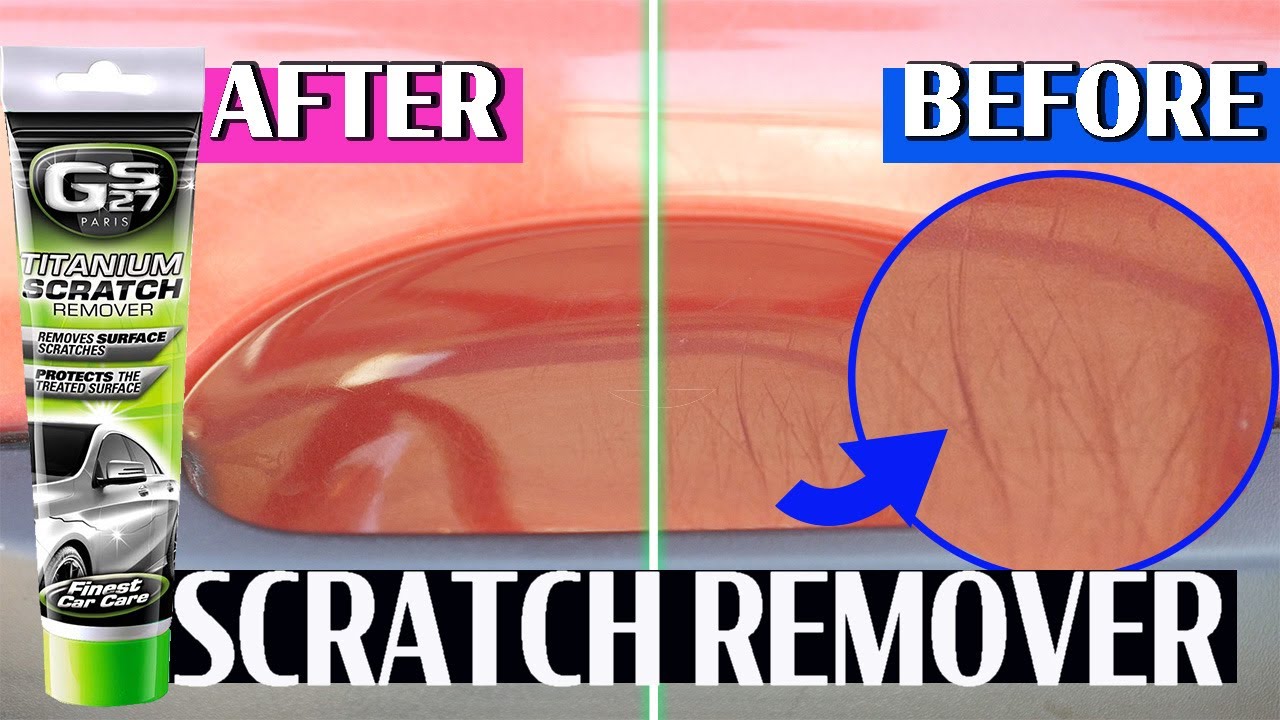 Удаляет ли средство для удаления царапин GS27 TITANIUM SCRATCH REMOVER царапины на автомобиле?