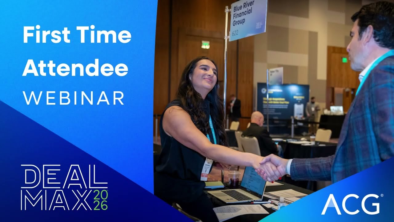 DealMAX First-Time Attendee Webinar