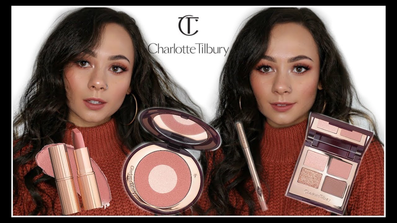 Full Face Using Charlotte Tilbury Pillow Talk Collection
