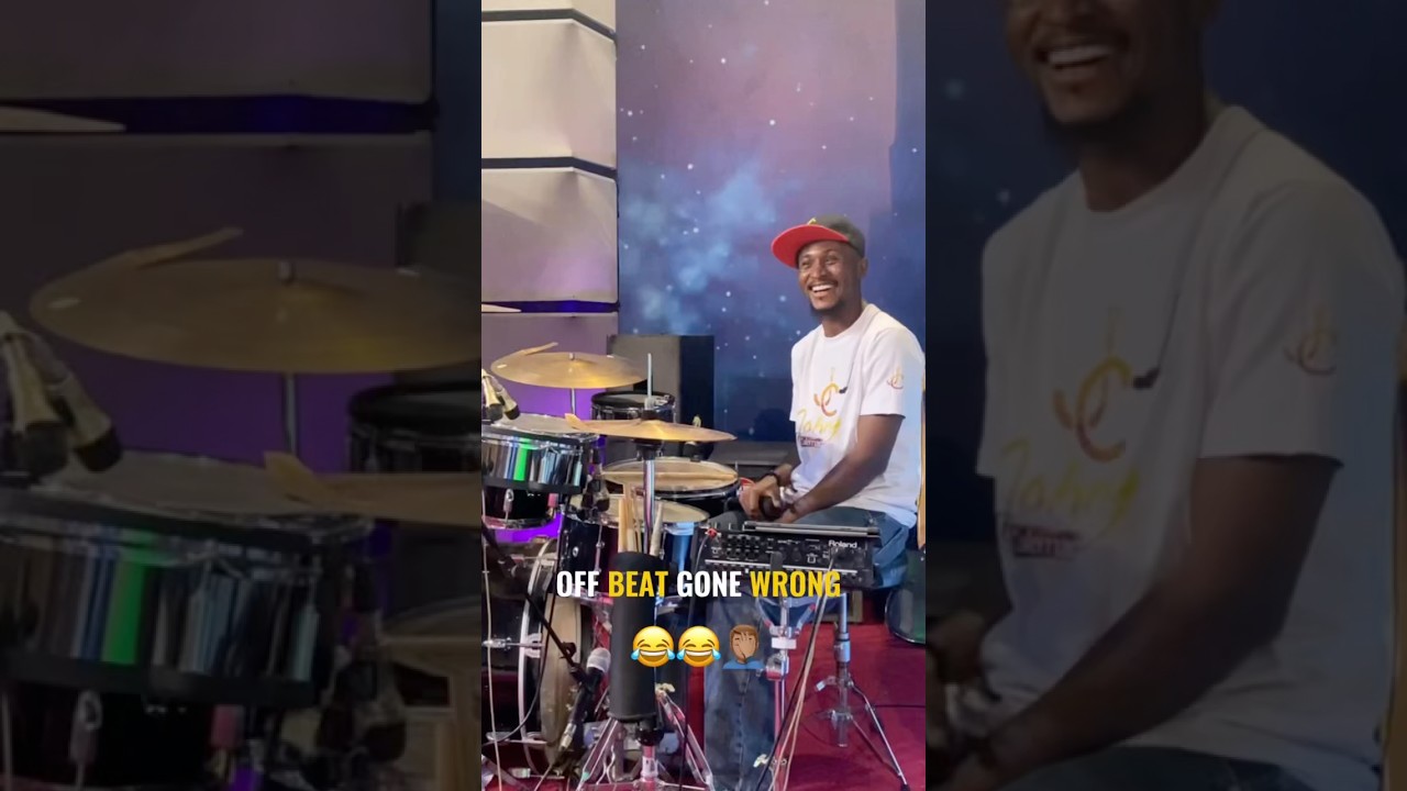 Off Beat Gone Wrong 😂 #waitforit #funnyvideo #drums #drummer #viralvideo #fyp #church #choir