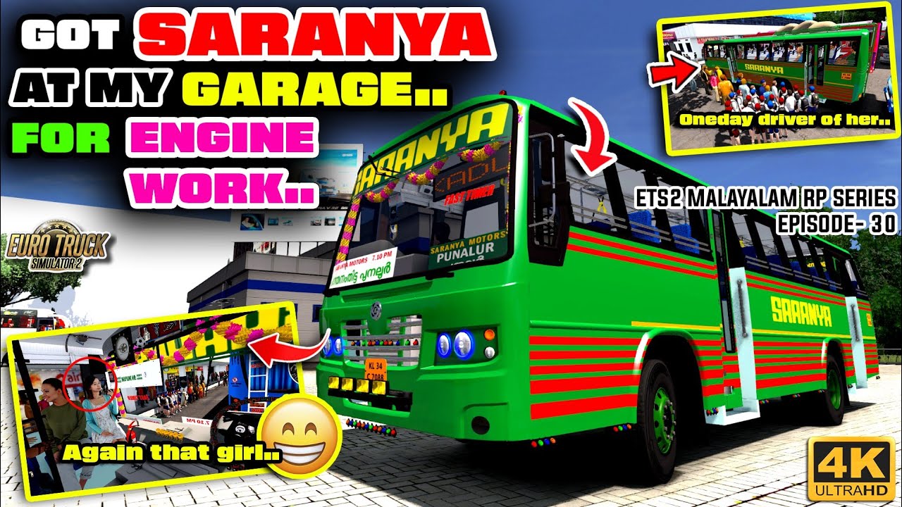 I Got The Speed Queen! Private Bus Repair At Garage|New Service Centre Opened|Ets2 Malayalam Rp |-30