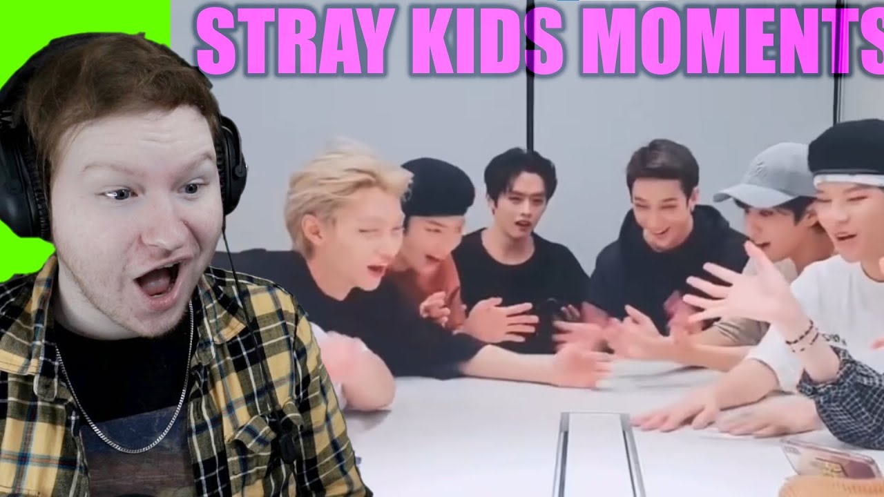 Stray Kids moments I edited for no good reason REACTION!!!