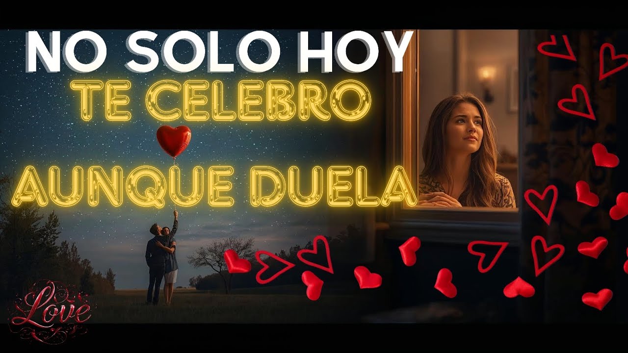 Te Celebro Aunque Duela/Balada Romántica profundo...