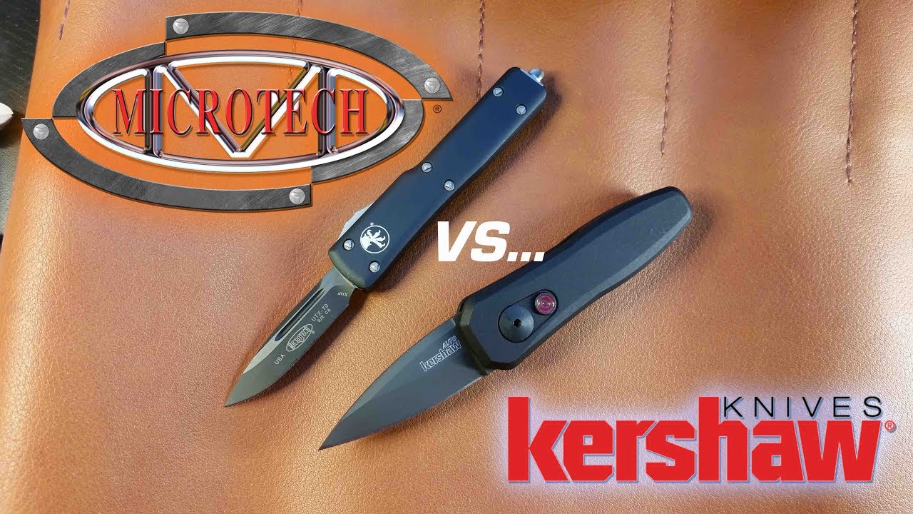 Cali Legal Auto Showdown!! (Microtech UTX-70 CA vs Kershaw Launch 4)