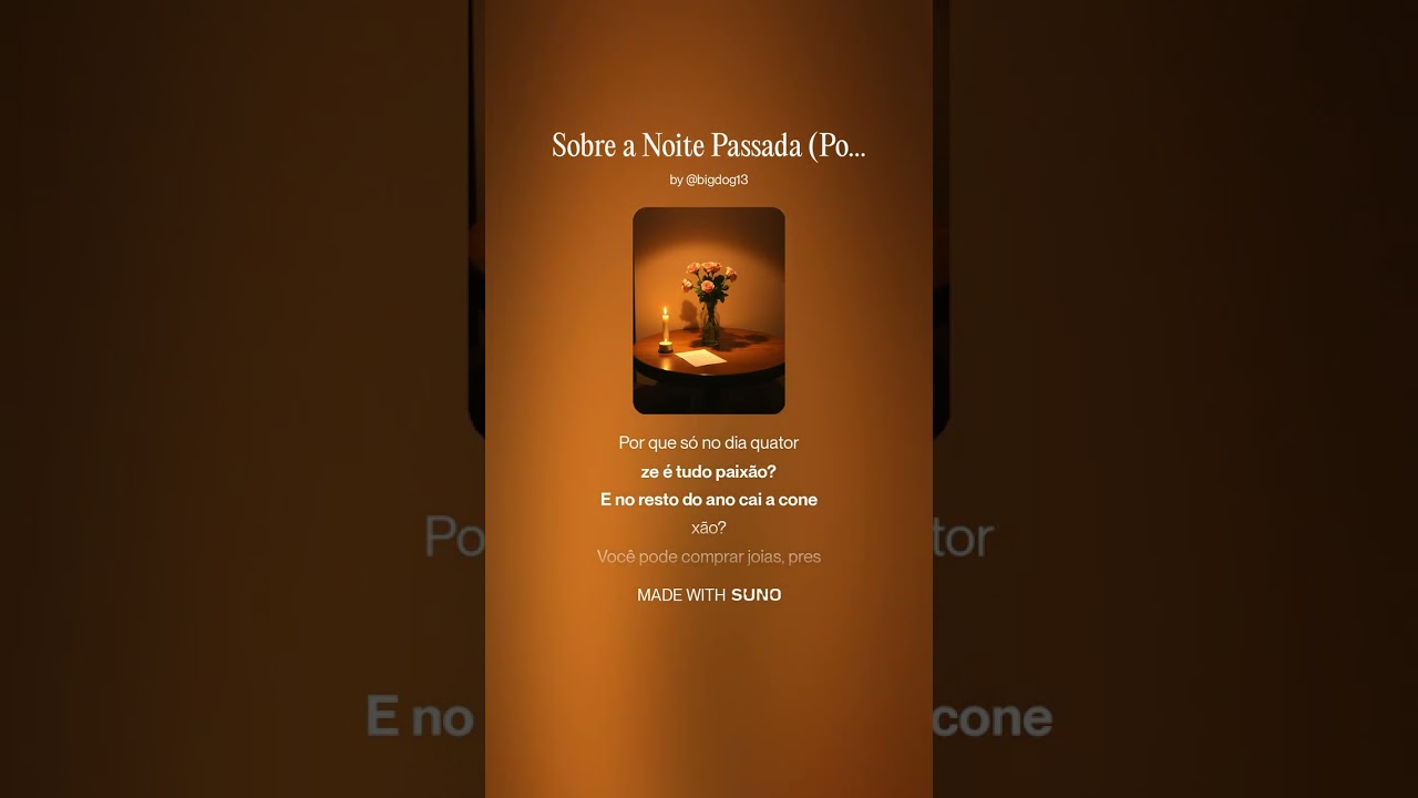 Sobre a Noite Passada (Portuguese Pagode Female) About Last Night | Verman Bedessee & BDC A.I.M Band