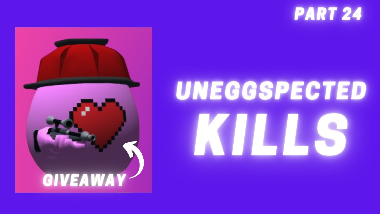Uneggspected Kills (part 24) + Pixel Heart Giveaway! ❤️ | Shell Shockers