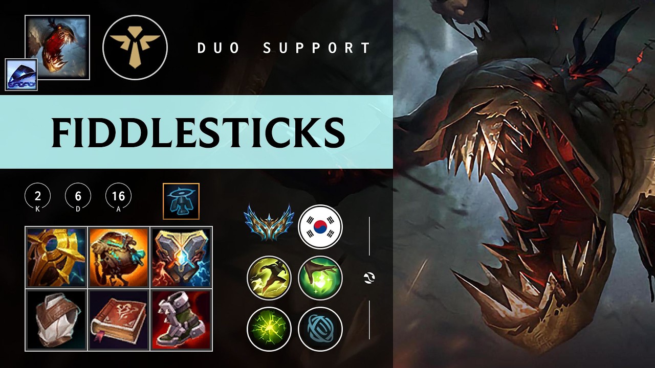 Fiddlesticks Support vs Nautilus - KR Challenger Patch 26.05