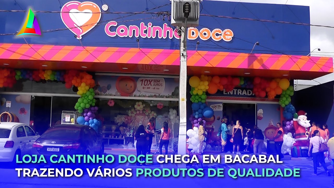 GRANDE INAUGURAÇÃO DA LOJA CANTINHO DOCE EM BACABAL 09-11-2023