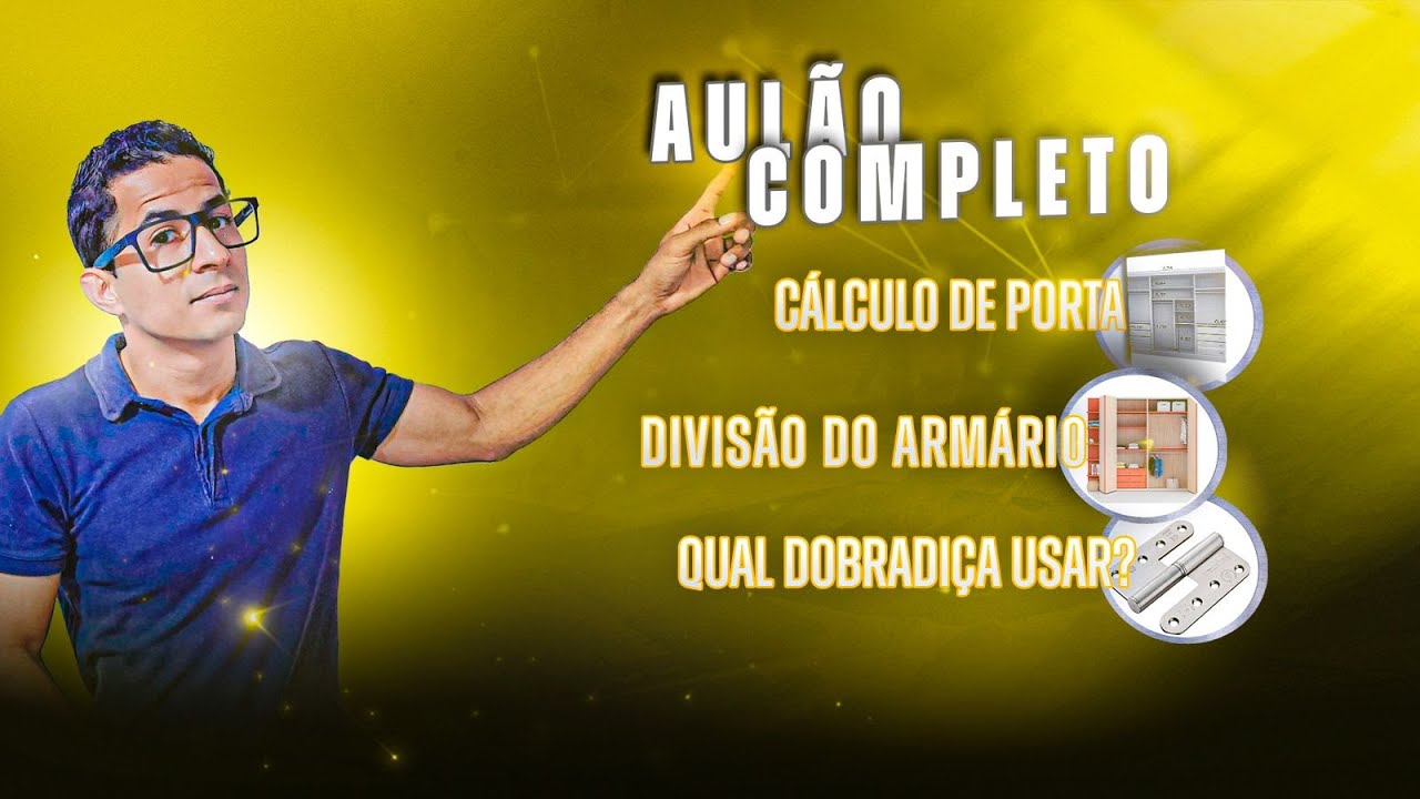 Macete Incrível -  Como CALCULAR PORTA para Dobradiça (Aprenda qual Dobradiça deve Usar)