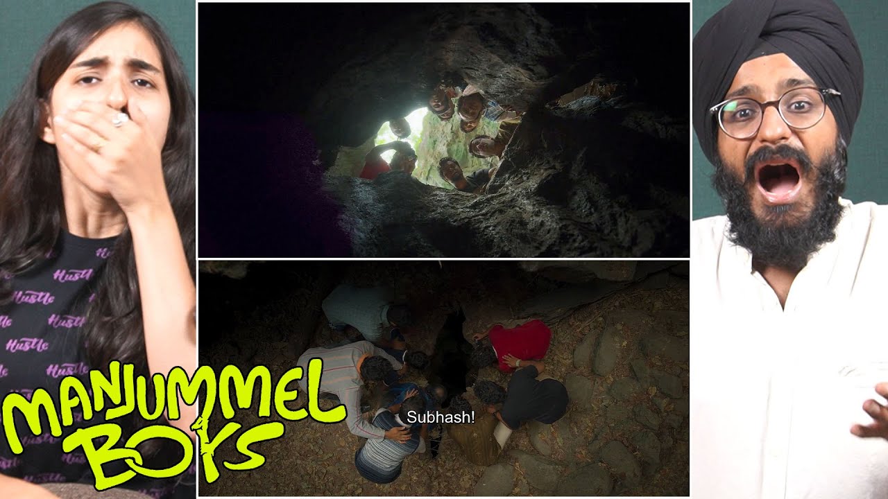 Manjummel Boys Subash Guna Cave Falling Scene Reaction | Soubin, Sreenath | Parbrahm Singh