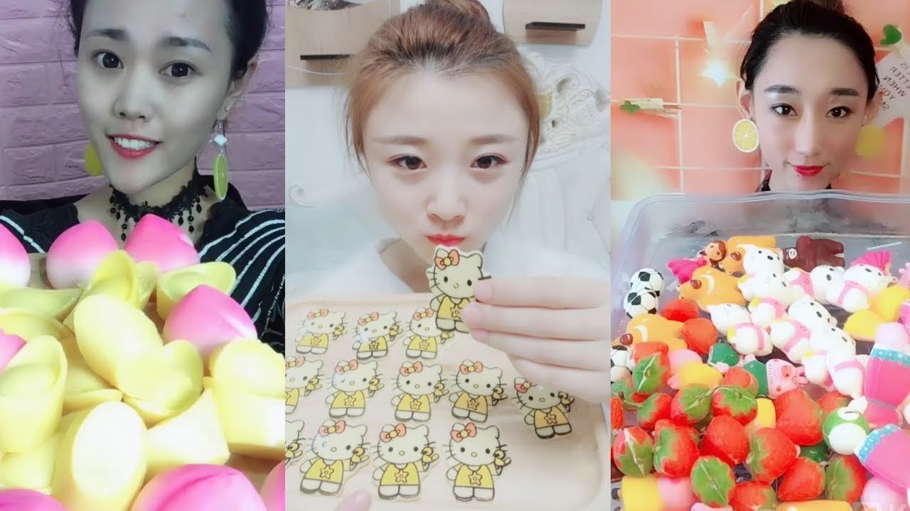 [ASMR] SATISFYING FROZEN CHOCOLATE EATING COMPILATION (Balls, Spongebob, wafers, etc!)