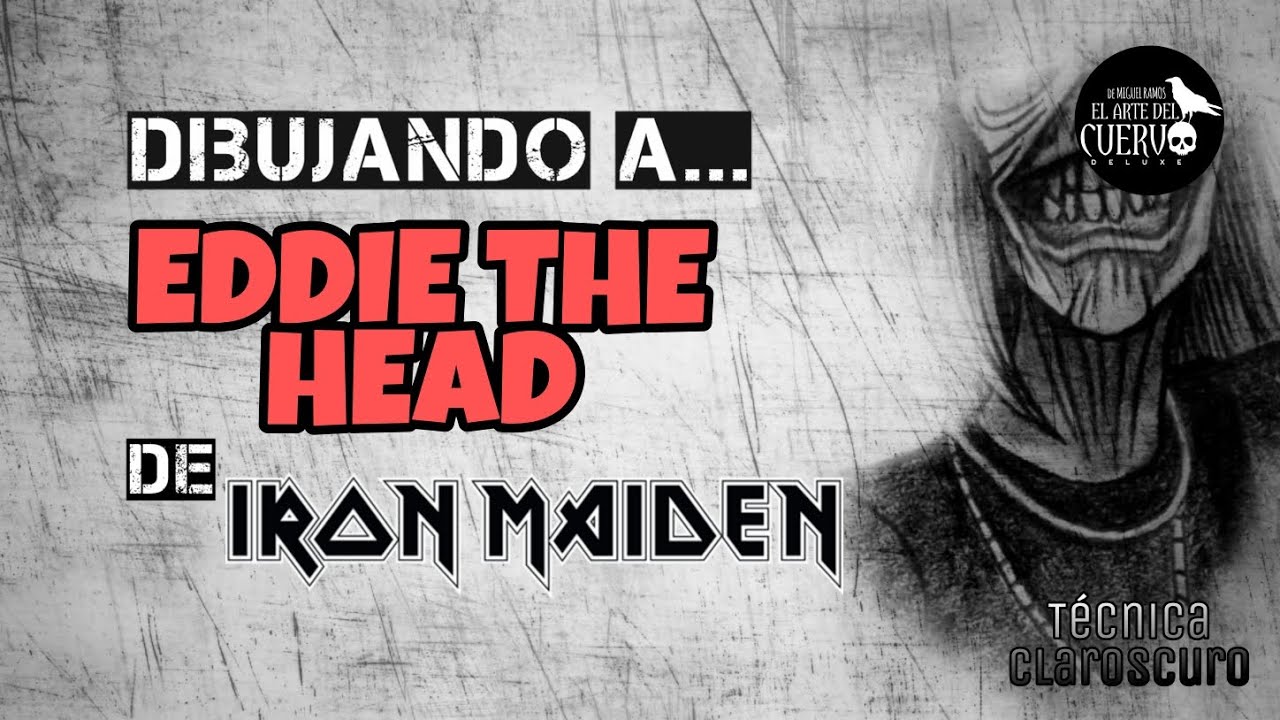 Dibujando a Eddie The Head de Iron Maiden - Técnica Claroscuro
