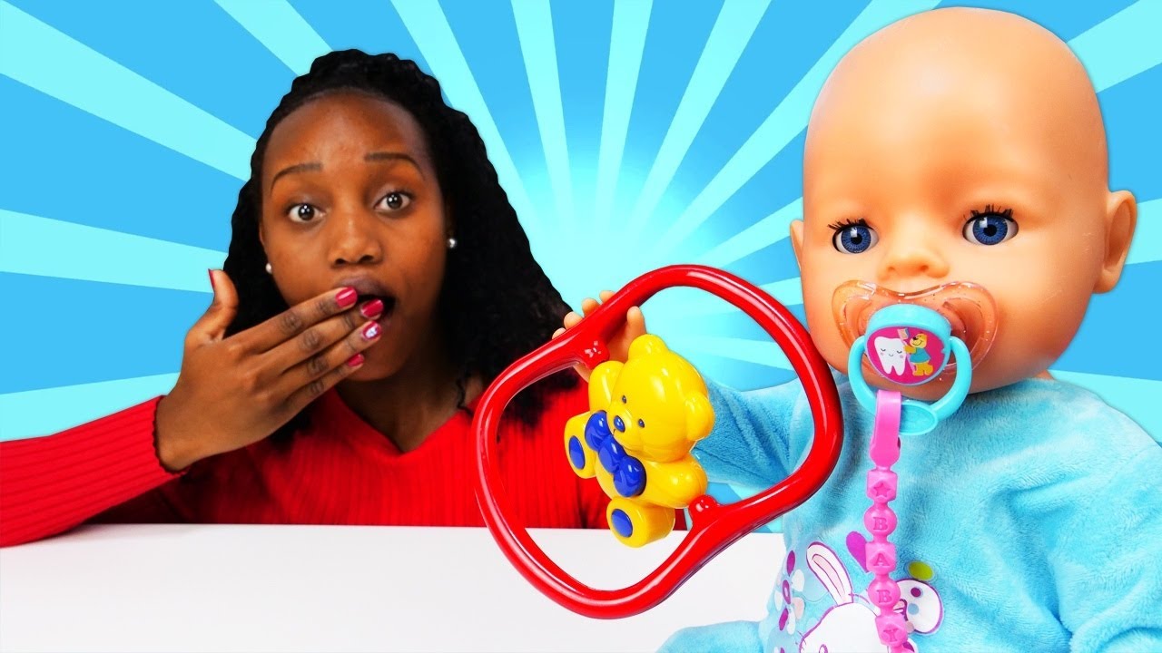 Changing Baby doll & morning routine - Baby born doll videos