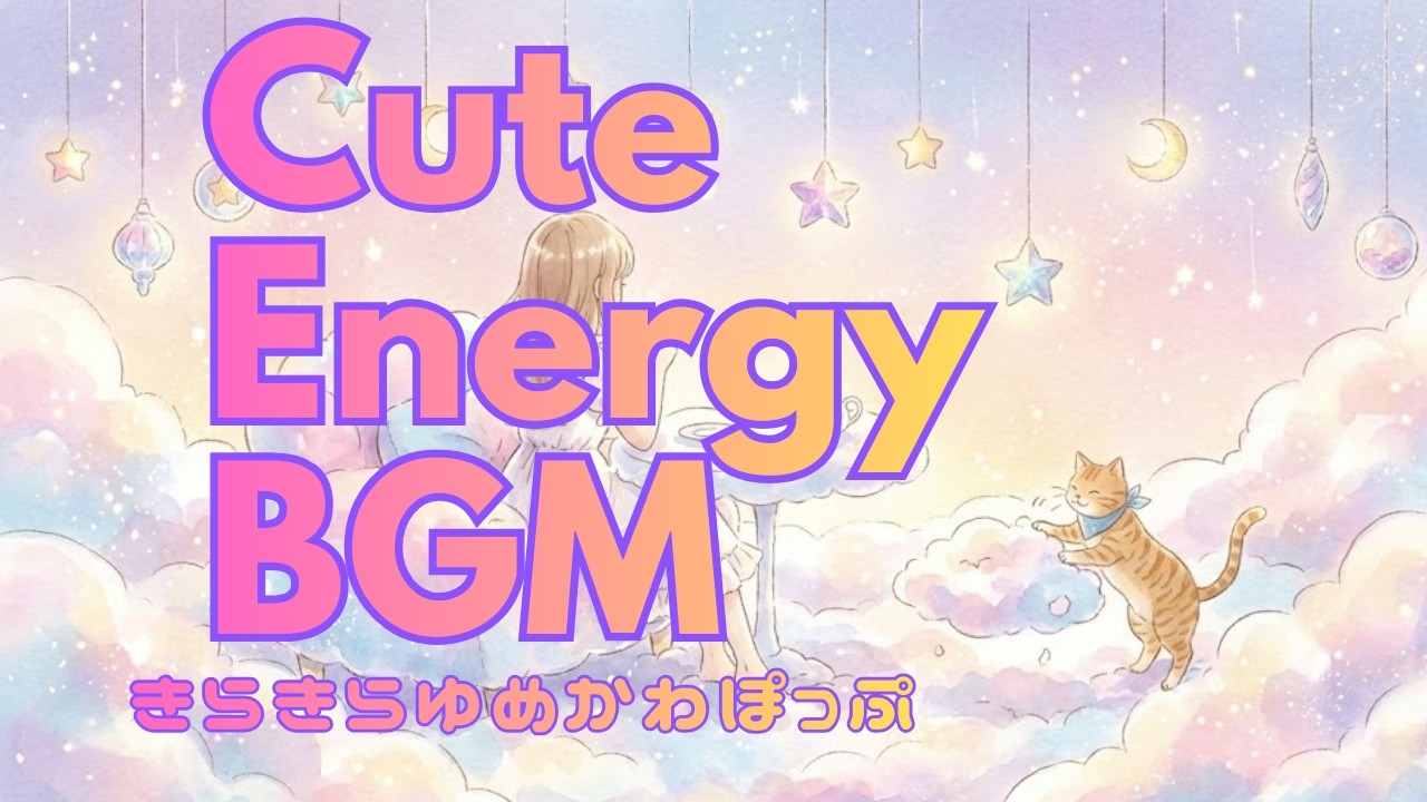 ☁️ Aesthetic Kawaii BGM | Dreamy & Happy Music for Study and Work ☕️ 雲の上のティータイム (作業用BGM)