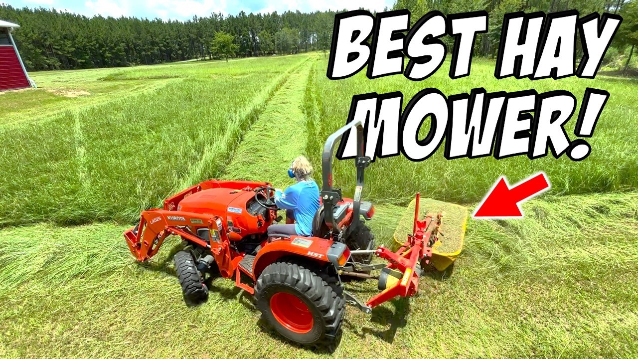 This DRUM MOWER Beats All Other Mowers For Cutting Hay | IBEX TS51C