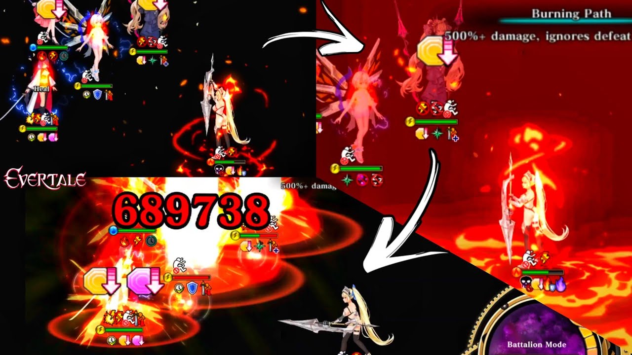 Full Burn Team with DON QUIXOTE [Evertale Arena] 