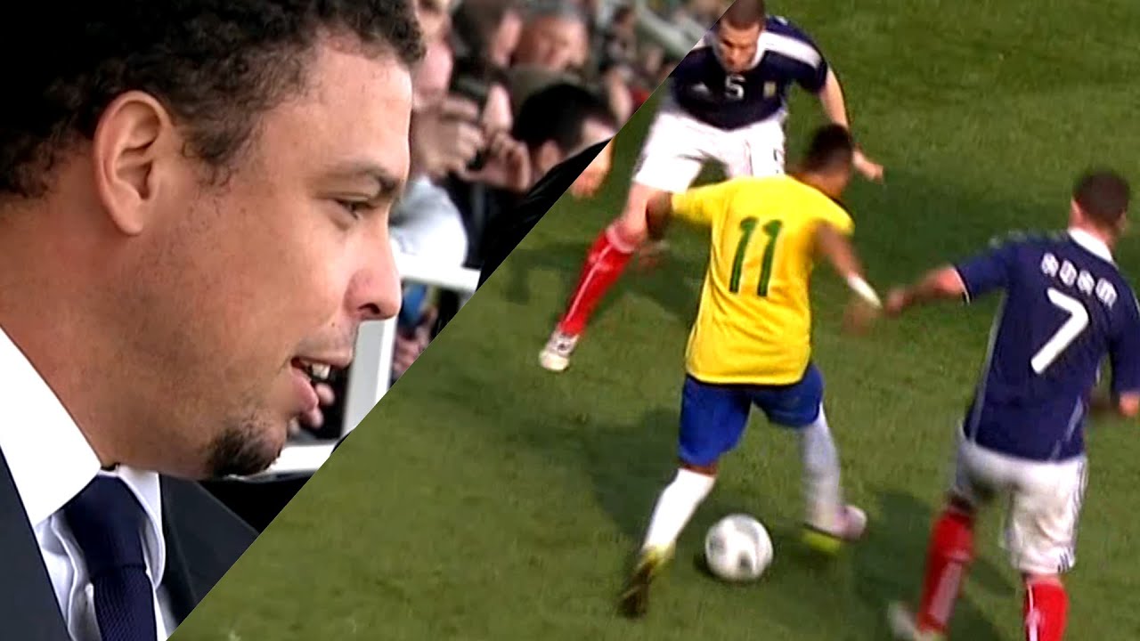 O DIA QUE NEYMAR IMPRESSIONOU RONALDO FENÔMENO!