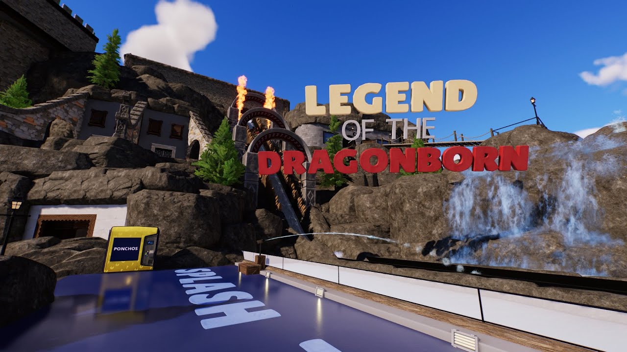 Legend of the Dragonborn (Log flume) 