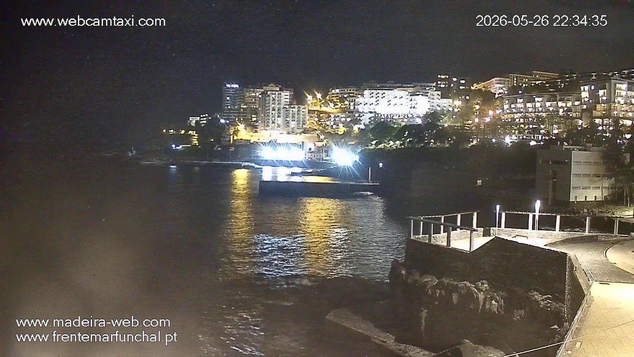 LIVE: Fortim/Jardim do Lido PTZ Cam by Frente MarFunchal | Madeira-Web