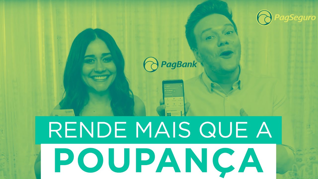 (NOVIDADE) Na conta PagBank seu dinheiro rende mais que a poupan&ccedil;a!