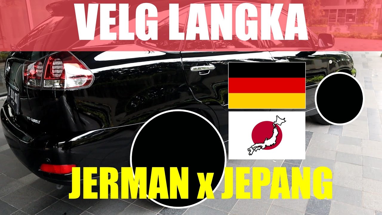 Modifikasi Velg Langka (Toyota Harrier - Lexus RX 2nd Gen) - Proses Instalasi & Garage Tour