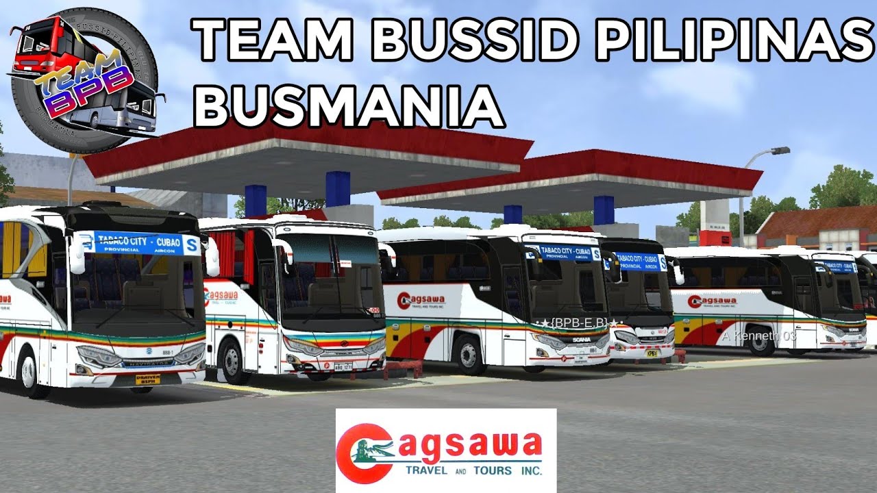 BUSSID MULTIPLAYER #45 || CAGSAWA TRAVEL & TOURS (TEAM BUSSID PILIPINAS BUSMANIA)