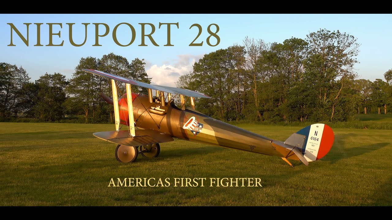 Nieuport 28 - Americas first fighter! Very rare!