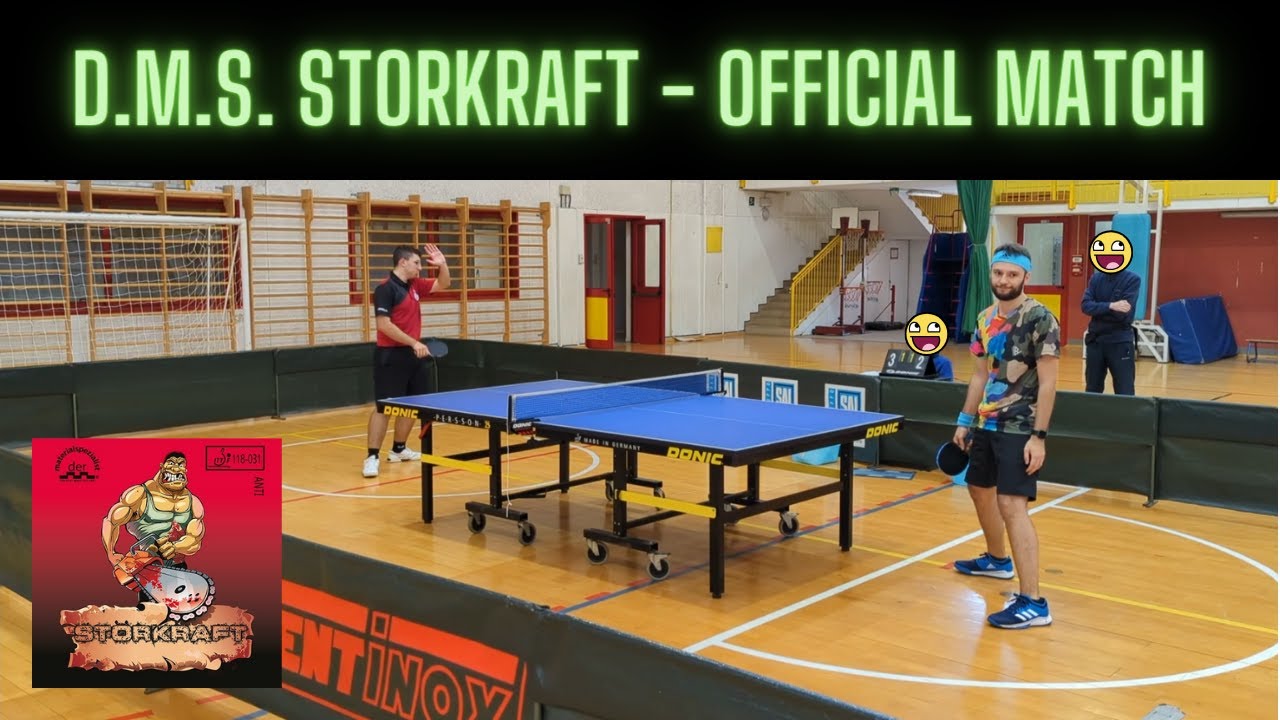BACK TO STORKRAFT 🔥 | DER MATERIAL SPEZIALIST ANTISPIN | TABLE TENNIS CHAMPIONSHIP MATCH