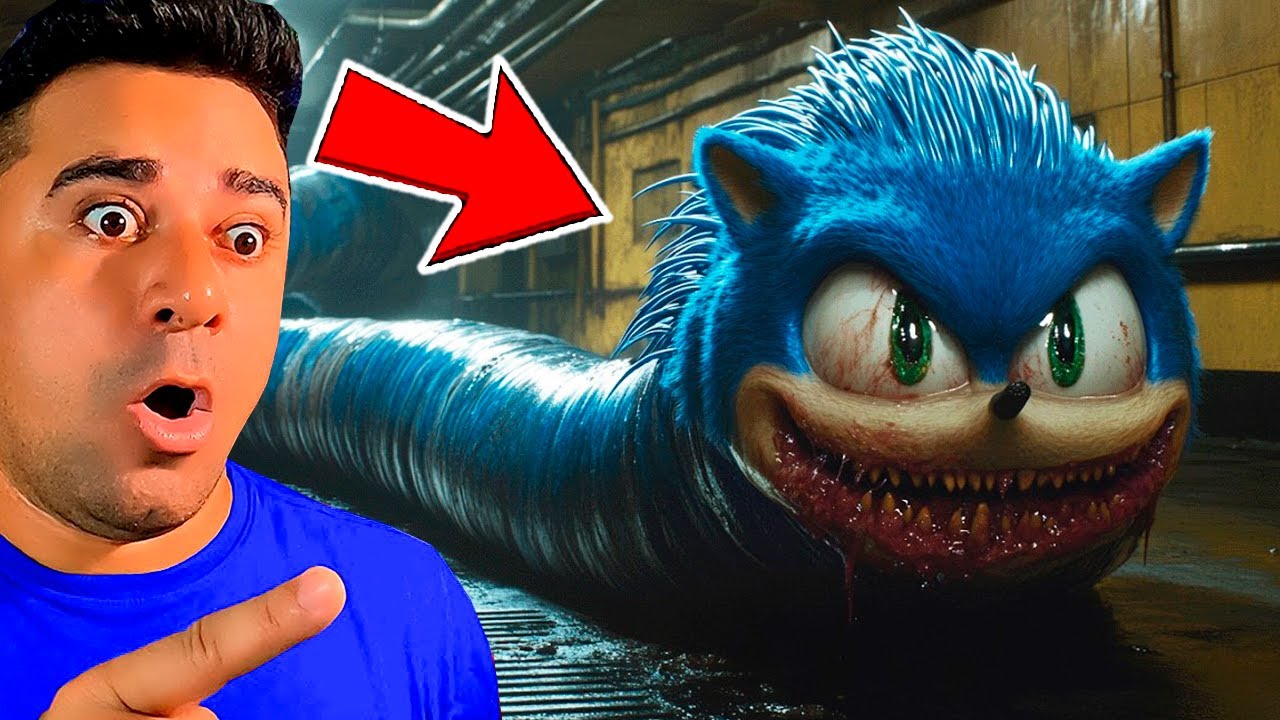 NUNCA VEJA O SONIC.EXE EATER SOZINHO MAIS ASSUSTADOR QUE O SONIC SHIN TAPES!!