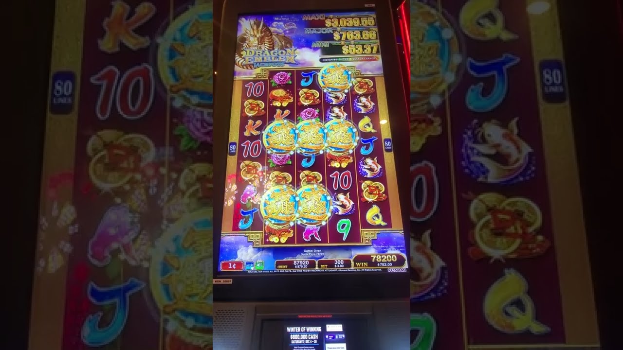 OMG MUST SEE - All 6 Bonus Emblems - Dragon Emblem Jackpots