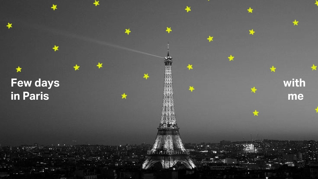 UN VLOG À PARIS