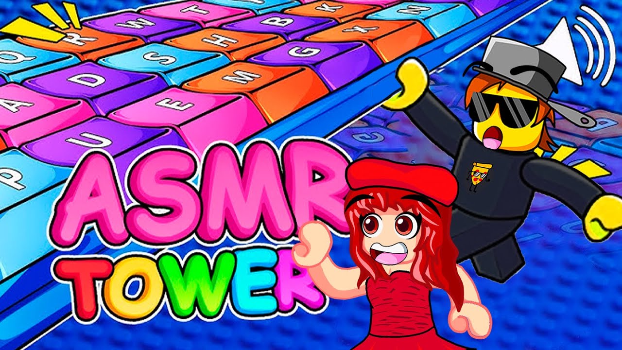 ROBLOX pero es ASMR 🤫 TORRE DE SONIDOS DE TECLAS ⌨️ &iquest;Cual sonido te gust&oacute; m&aacute;s?