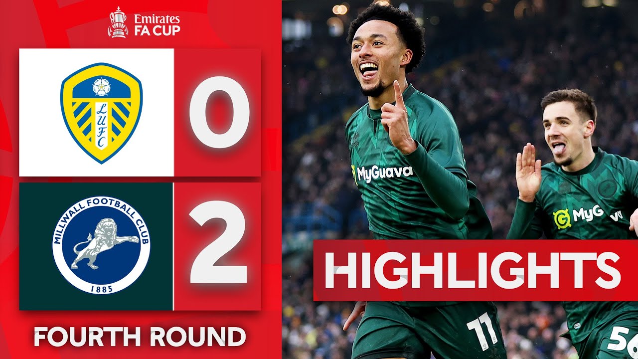 Femi Azeez At The Double! | Leeds United 0-2 Millwall | Emirates FA Cup 2024-25