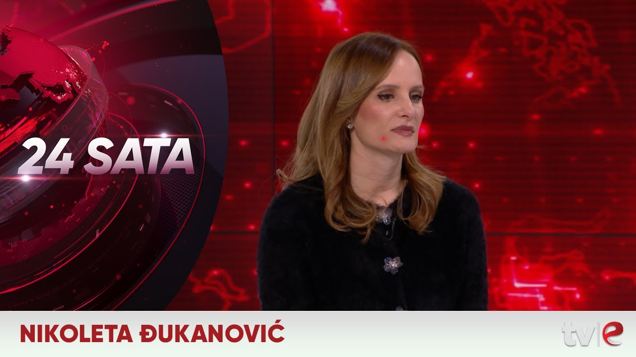 Informativna emisija: 24 sata - Nikoleta Đukanović
