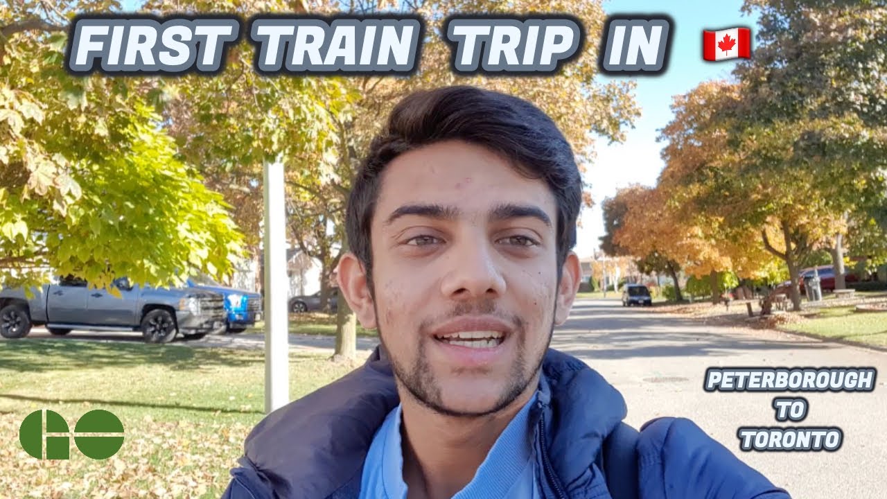 Peterborough to Toronto- My First Train Trip In Canada🇨🇦