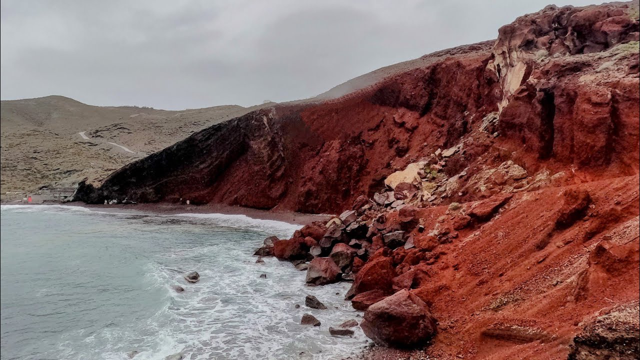 RED ALERT! Exploring Santorini's hidden gem - Fira's Red beach