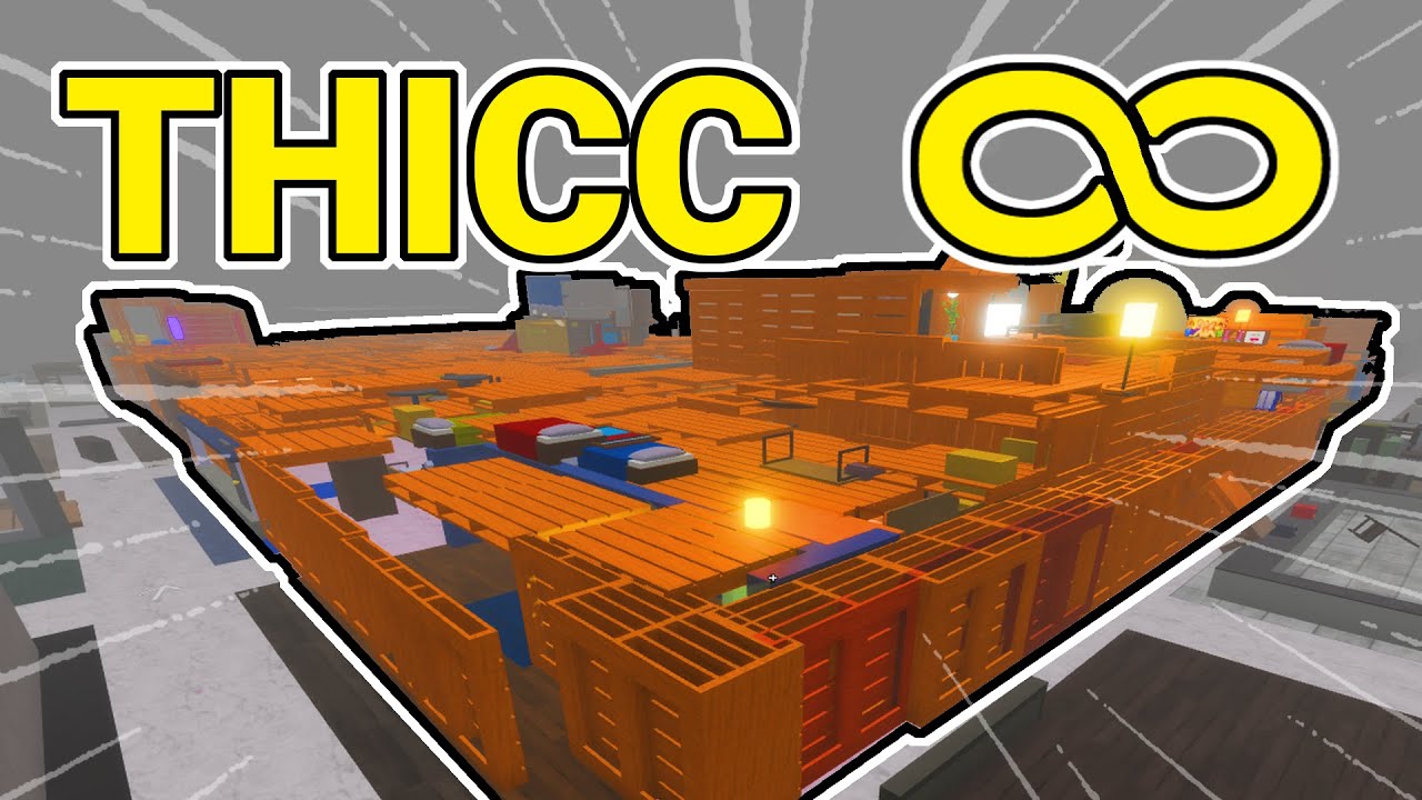 Самая толстая база в SCP 3008 Roblox