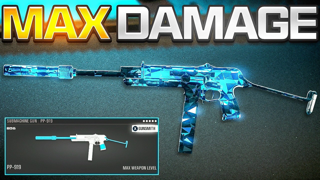 the *NEW* FASTEST KILLING PP-919 LOADOUT in WARZONE!🔥 (Best PP-919 Class Setup)