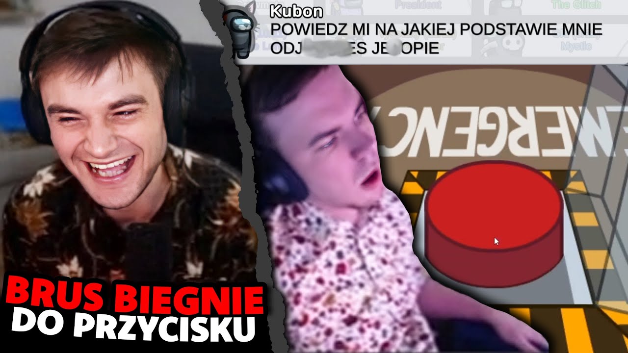 Brus próbuje dobiec do przycisku *Bartek jako duszek*