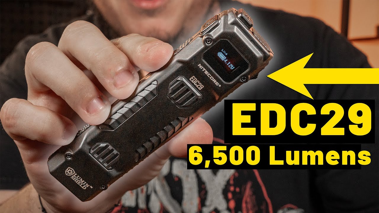 Новый стандарт производительности фонарей EDC | Nitecore EDC29 (6500 люмен)