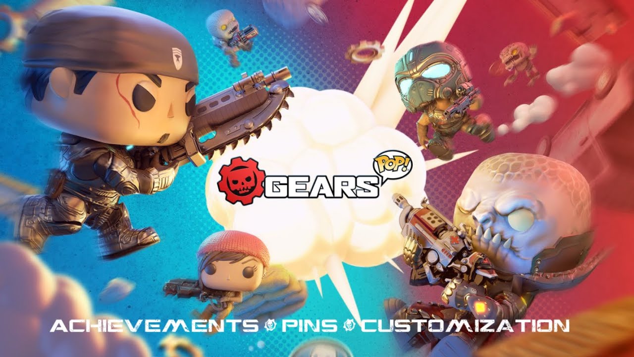 Gears POP! 100% achievements (Pins and customization collection)