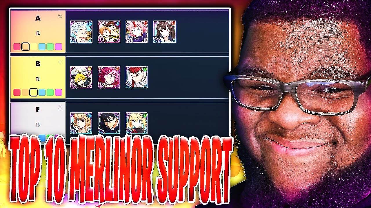 TOP 10 MERLINOR SUPPORTER HEROES IN 7DS GRAND CROSS PVP!